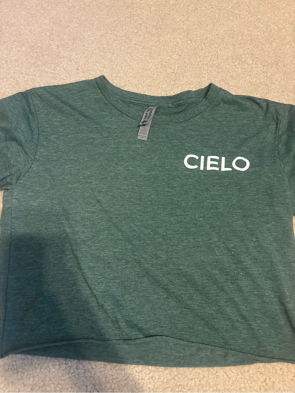 Cielo Short Sleeve Tee in Heather Green